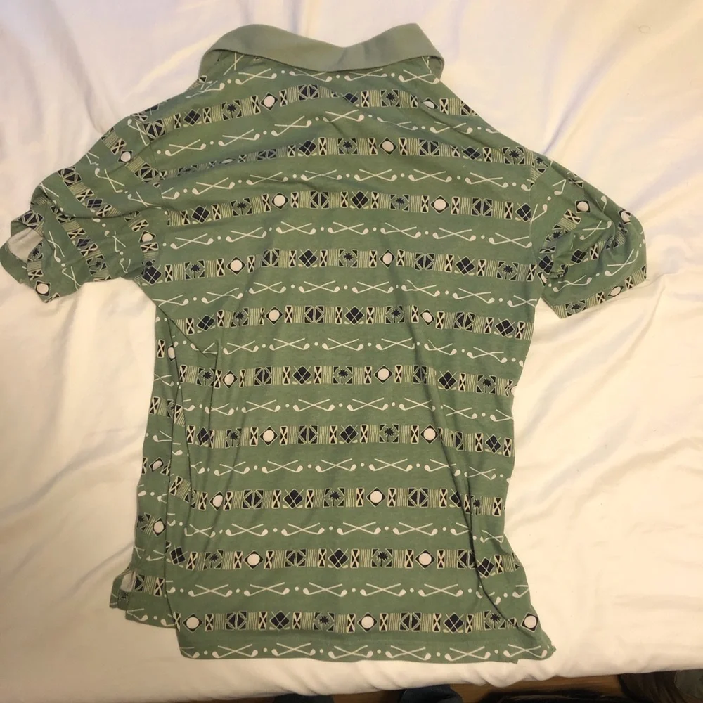 Men's Green Polo Shirt - Picture 2 of 3